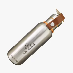 Graviruota metalinė gertuvė su personalizuotu tekstu – lazerinis graviravimas dovanoms