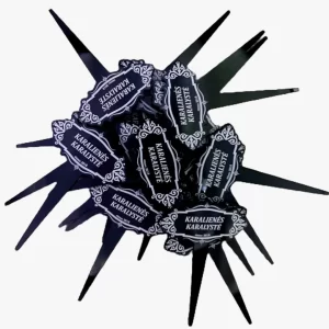 Lazeriu pjauti ir graviruoti plastikiniai žymekliai lysvėms su logotipu – tvirti, atsparūs ir pagaminti pagal individualų dizainą