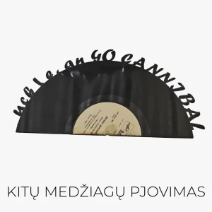 Profesionalus įvairių medžiagų pjovimas lazeriu – vinilo plokštelių, gumos, silikono ar tekstilės tikslus ir kokybiškas apdirbimas pagal užsakymą.