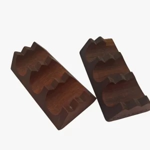 Nestandartinis medinis taco laikiklis su graviravimu – gamyba, pjovimas ir graviravimas lazeriu pagal individualų dizainą