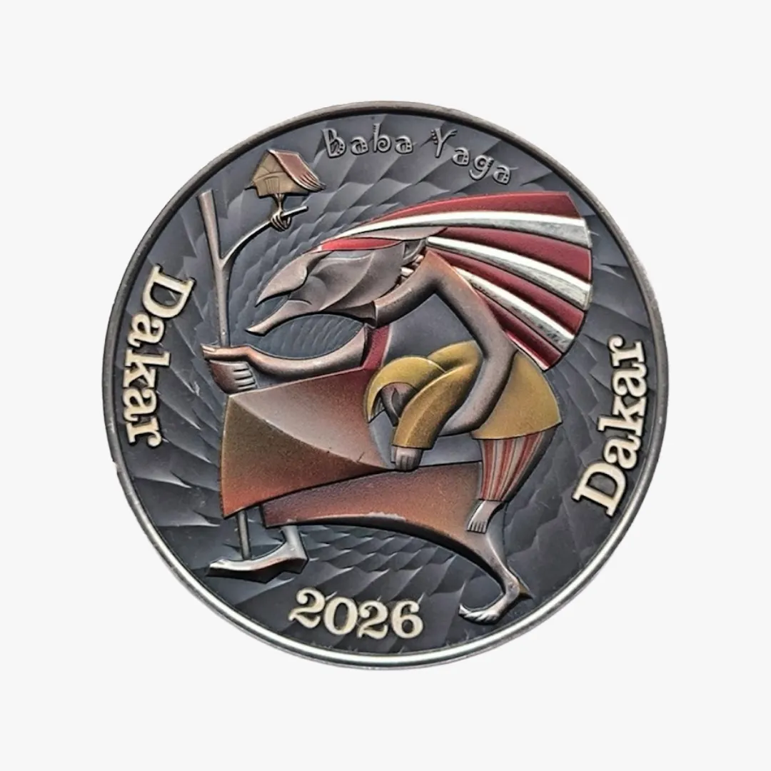 Graviruotas Dakaro medalis