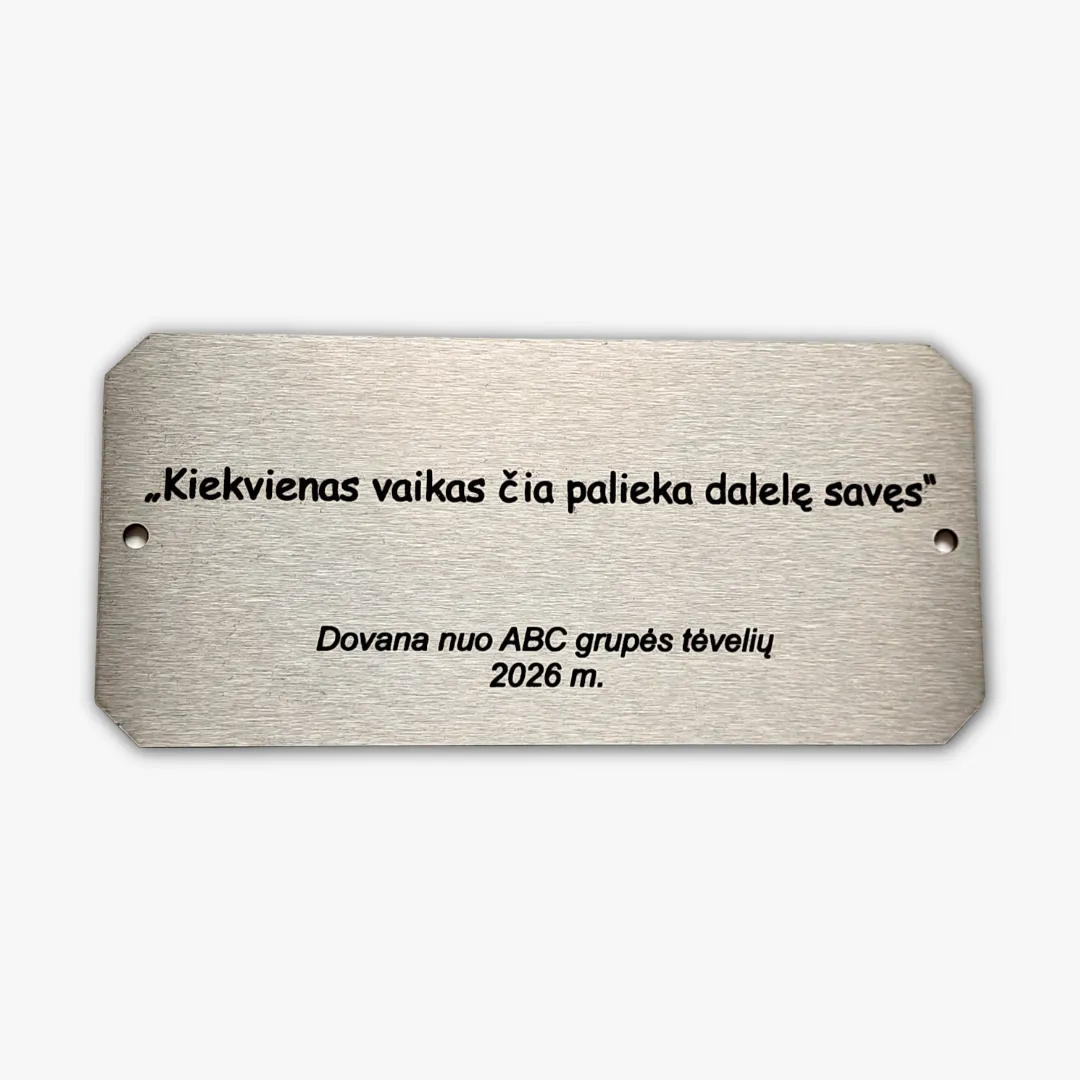 Graviruota NP lentelė dovanai