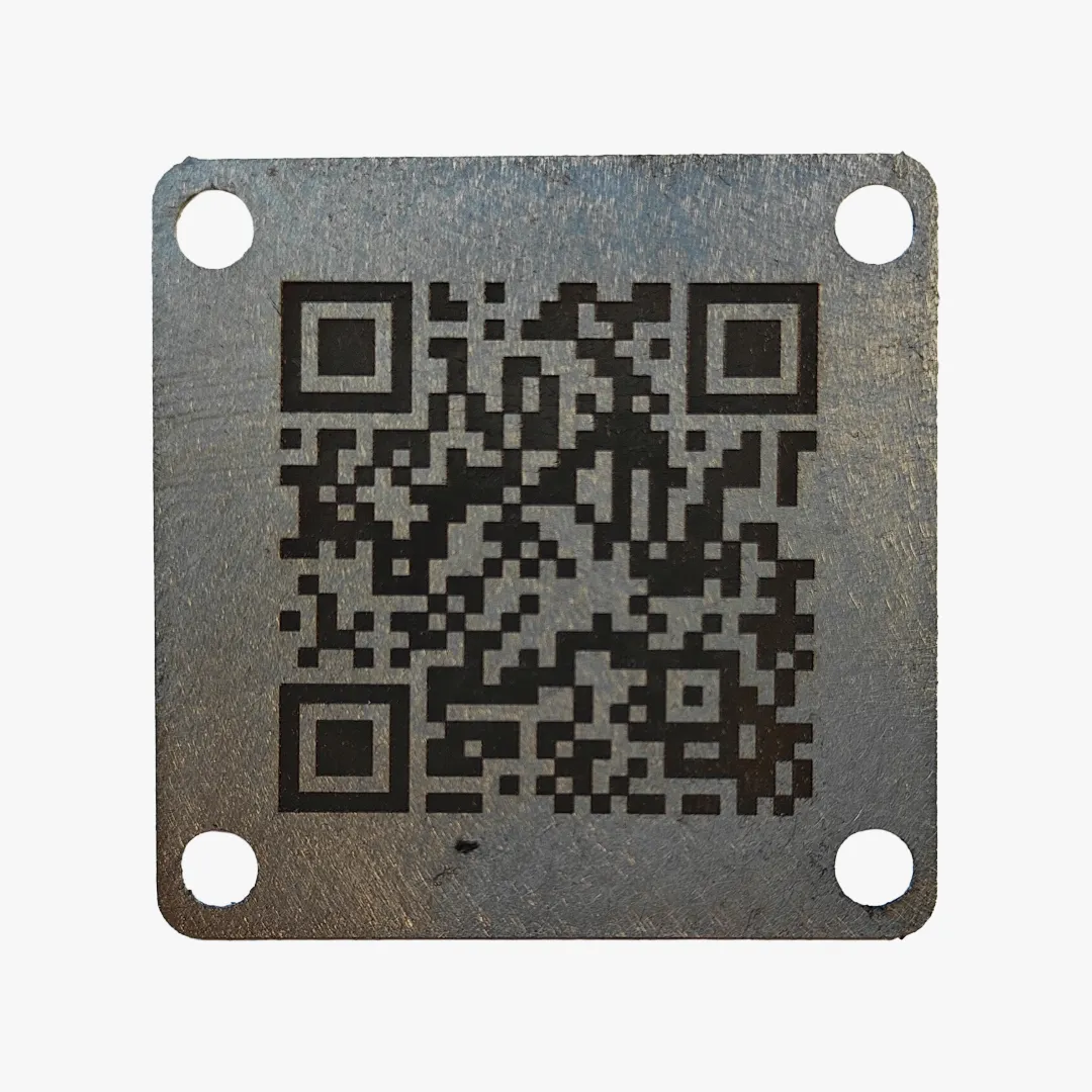 NP plokštelė su QR kodu